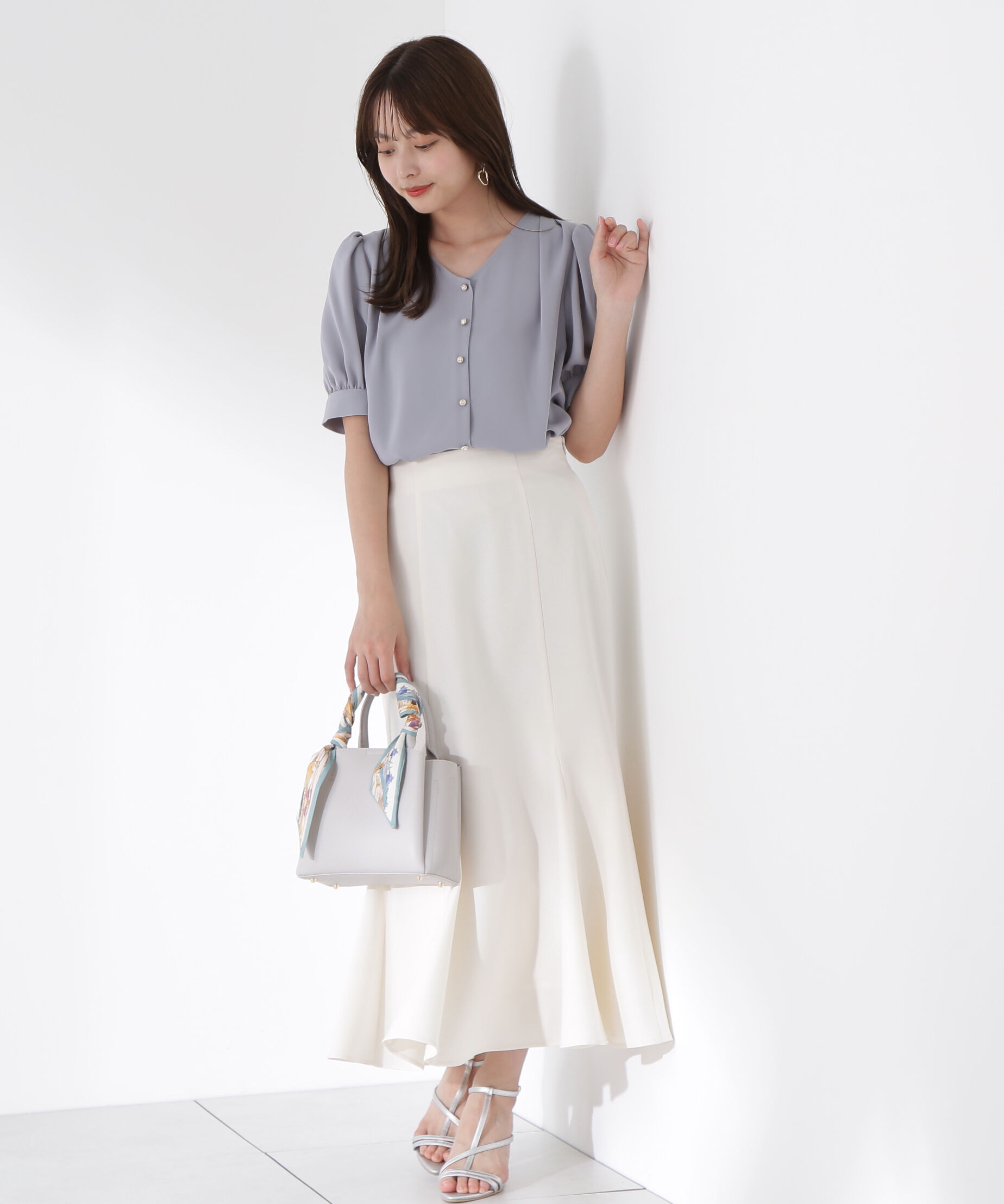 PROPORTION BODY DRESSING「キラボタンブラウス」|シャツ・ブラウス|