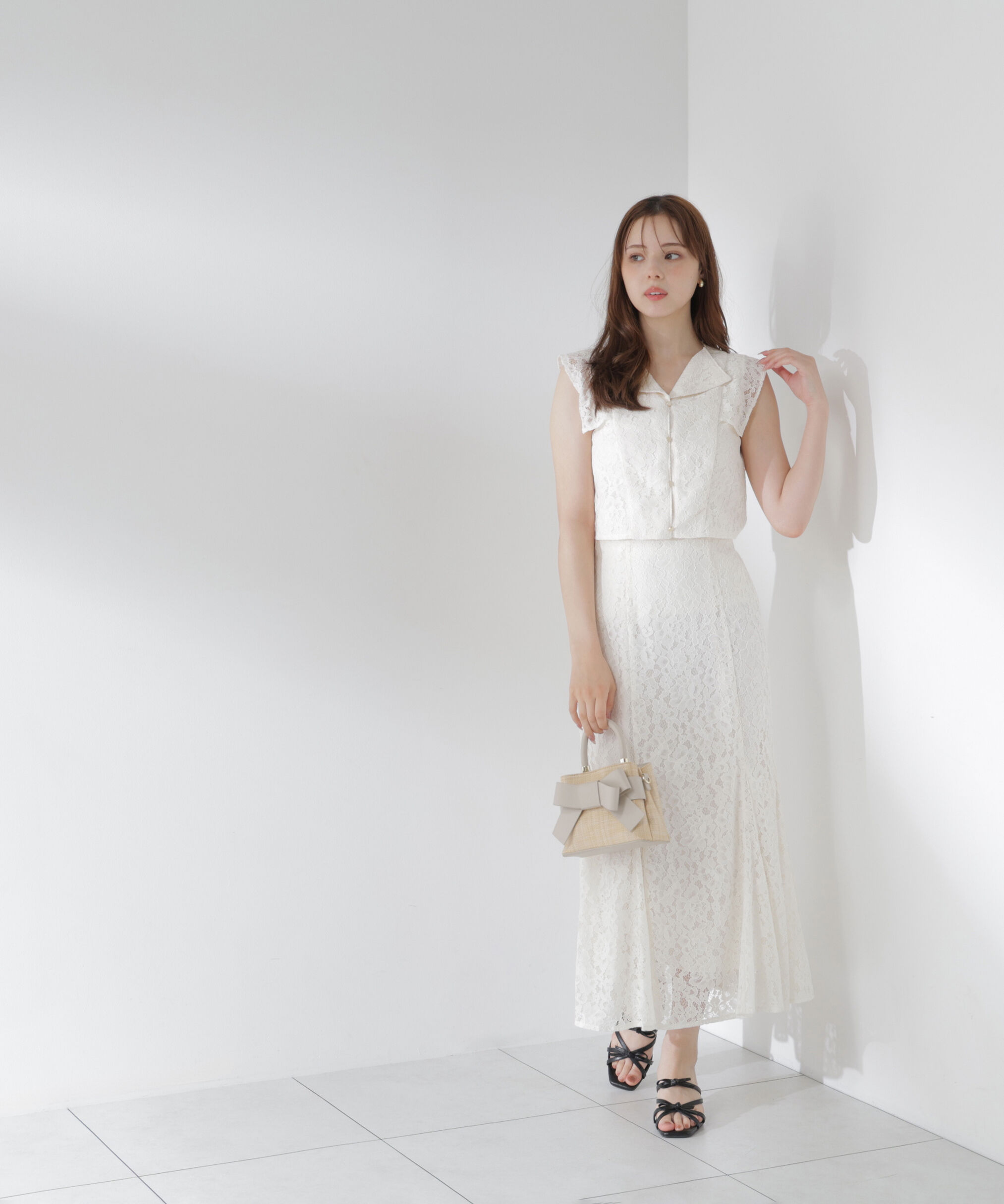 PROPORTION BODY DRESSING「レースマーメイドスカート 26SS」|スカート|