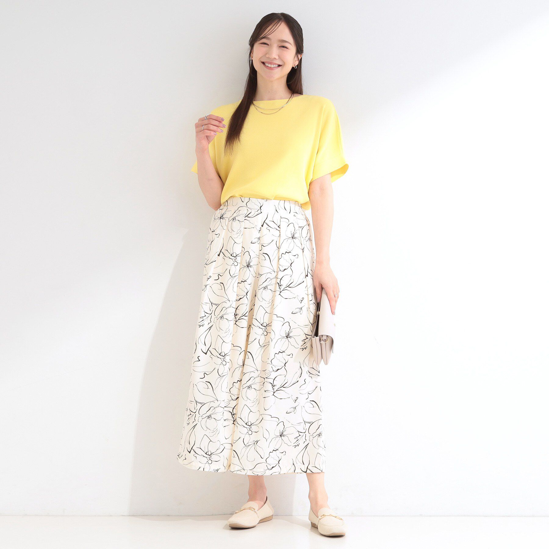SHOO･LA･RUE「【S-LL/柄が選べる】品よく華やか 花柄アソートプリントスカーチョ」|その他|