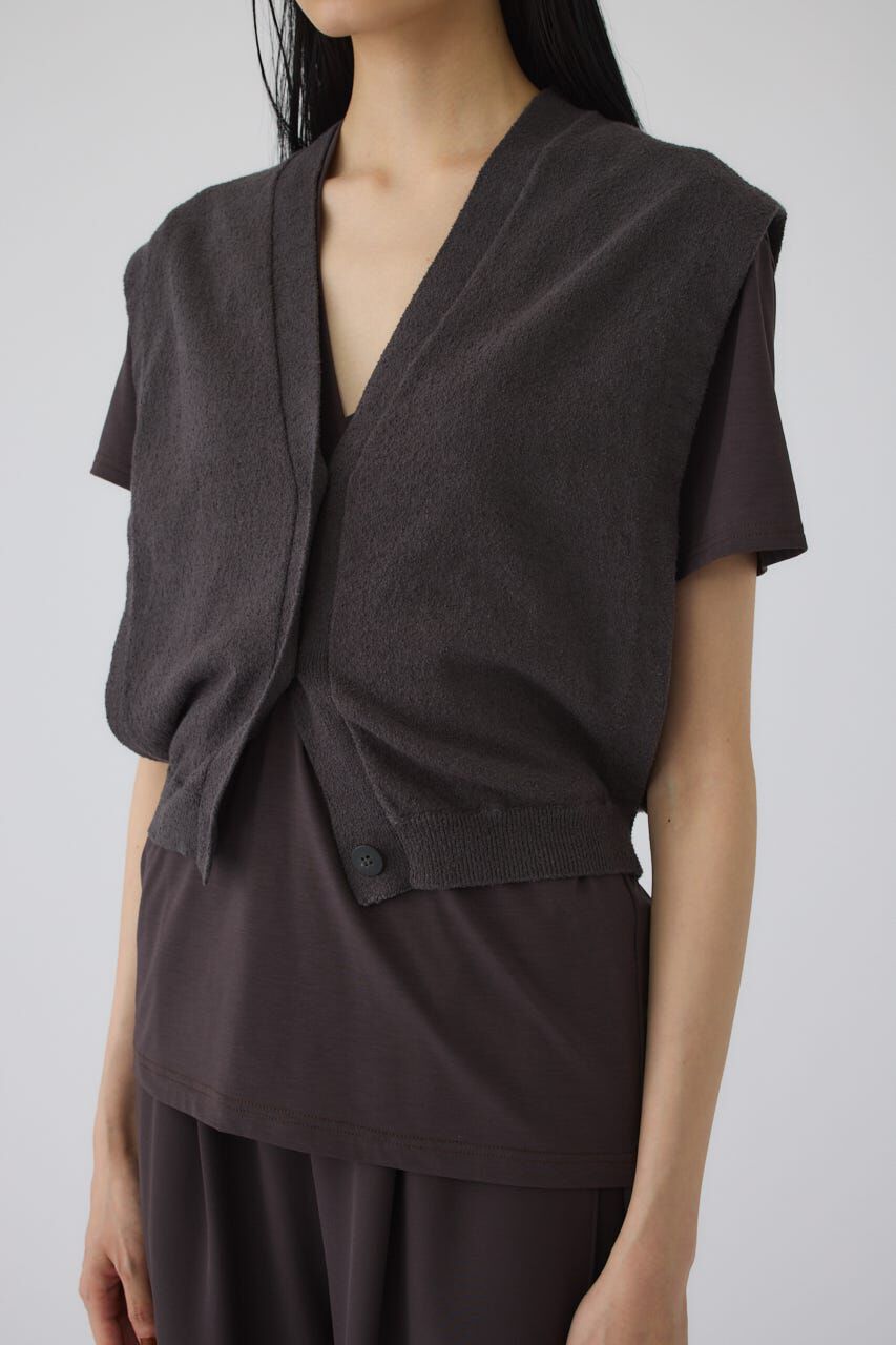 RIM.ARK 「Compact knit vest」|ダウンベスト・ベスト|GRY