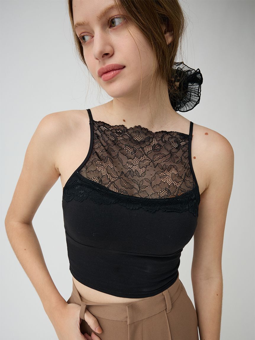 LILY BROWN Lingerie「【LILY BROWN Lingerie】ハイフロントレースブラレット」|インナー|