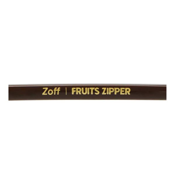  「Zoff｜FRUITS ZIPPER [櫻井優衣(さくらい ゆい)ﾓﾃﾞﾙ] メガネ | フルーツジッパー 眼鏡 レンズ交換券付」|メガネ|