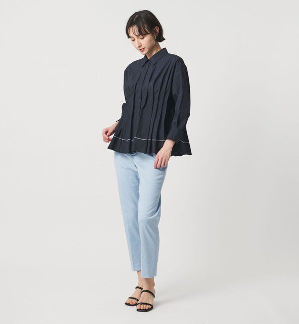UNITED ARROWS「ピンタック シャツブラウス」|シャツ・ブラウス|