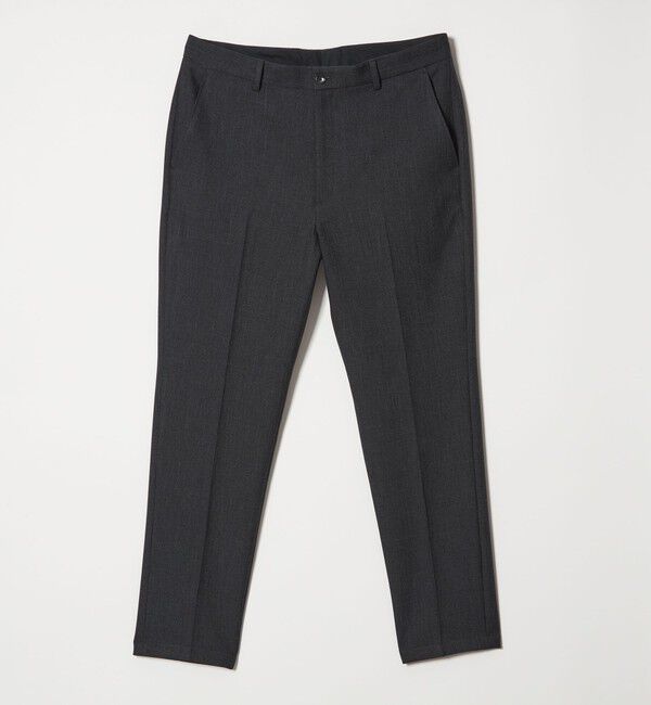 BEAUTY&YOUTH UNITED ARROWS「【WEB限定 WARDROBE SMART】LANATEC シャンブレー ノープリーツ パンツ」|スラックス|