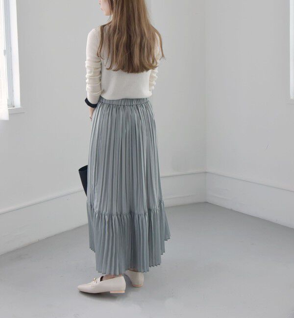 quaranciel「quaranciel:〈手洗い可能〉ウール フリル スリーブ タートルネック  ニット」|ニット・セーター|
