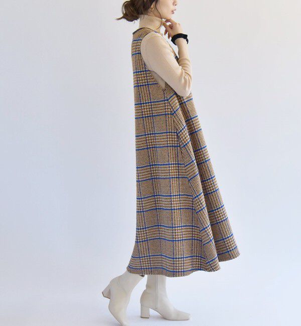 quaranciel「quaranciel:〈手洗い可能〉ウール フリル スリーブ タートルネック  ニット」|ニット・セーター|