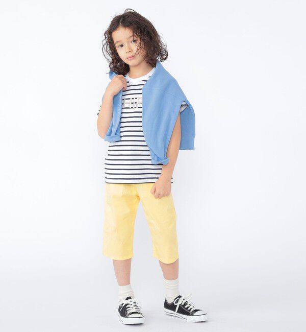 SHIPS KIDS「SHIPS KIDS:100～130cm / SHIPS ロゴ 半袖Tシャツ」|Tシャツ・カットソー|