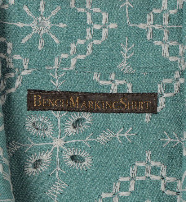 SHIPS「BENCH MARKING SHIRTS: エンブロイダリー オープンカラー シャツ」|シャツ・ブラウス|