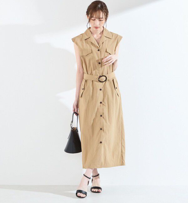 SHIPS Colors 「SHIPS Colors:〈接触冷感・UVカット・透湿〉ファンクション シャツ ワンピース◇」|ワンピース|