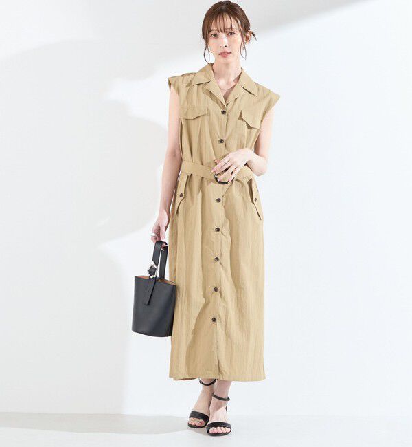 SHIPS Colors 「SHIPS Colors:〈接触冷感・UVカット・透湿〉ファンクション シャツ ワンピース◇」|ワンピース|