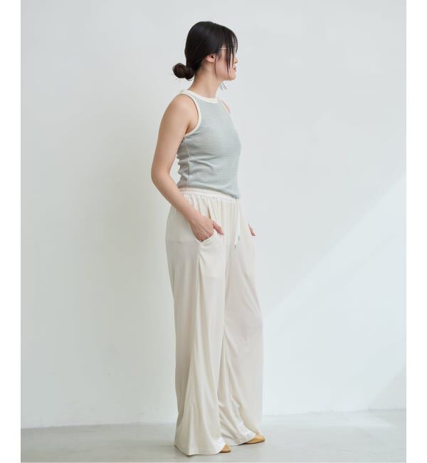 IENA LA BOUCLE「IENA LA BOUCLE ベロアボーダータンクトップ」|タンクトップ|