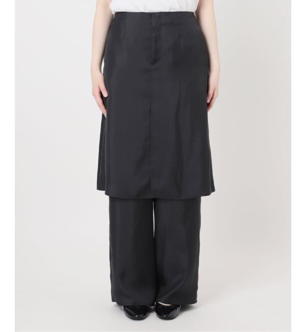 IENA「《一部店舗限定》レイヤードスカートパンツセット」|その他|