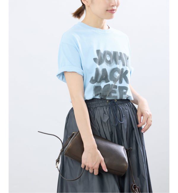 IENA「《一部店舗・WEB限定/予約》J.J.Mercer/ジェイジェイマーサー ロゴTシャツ D」|Tシャツ・カットソー|