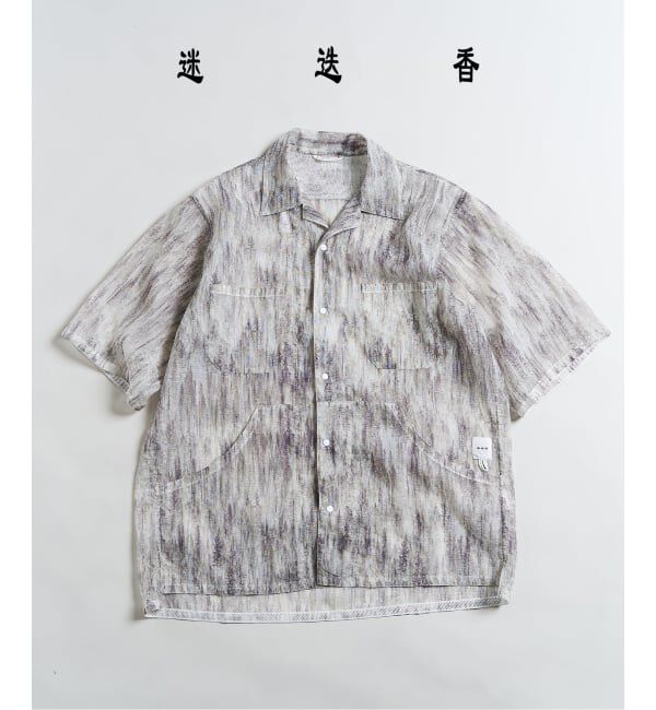 417 EDIFICE「迷迭香 / マンネンロウ MESH H/S SHIRT」|シャツ・ブラウス|ホワイト