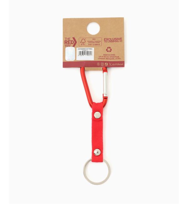Liverpool FC「【Liverpool FC / リバプールFC】 CARABINER KEYRING」|キーケース|