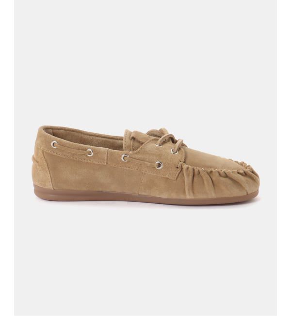 journal standard L'essage「【ALOHAS/アロハス】Rowan Suede Beige Leather Loafers：ローファー」|ローファー|