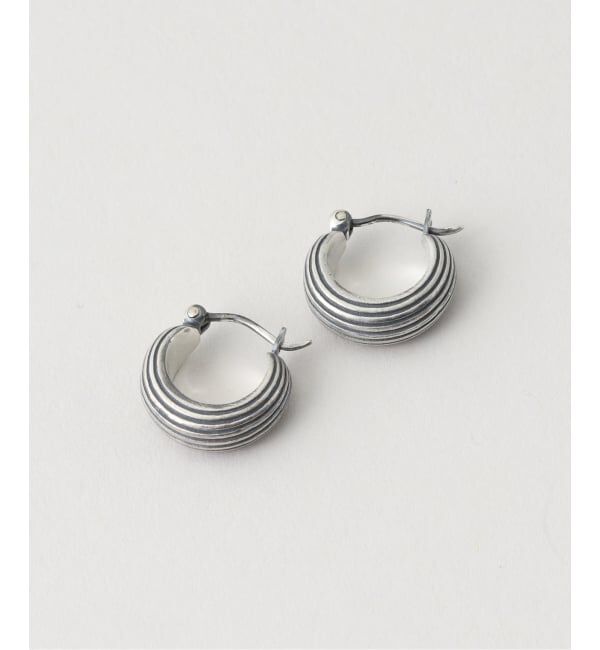 journal standard L'essage「OCUCCI/オクチ Pierce Hoop-stripe ピアス」|ピアス|