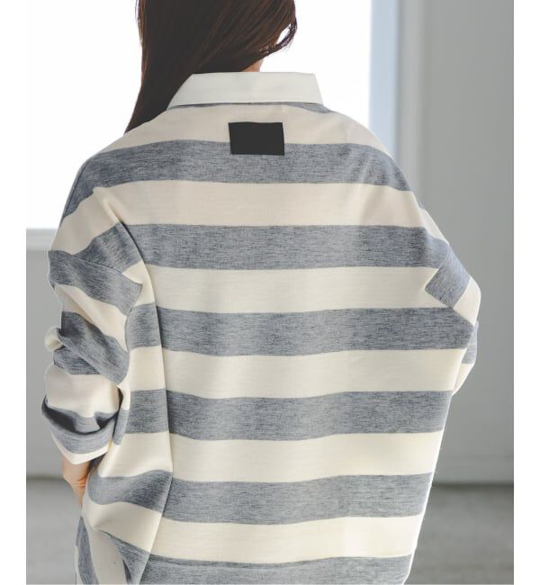 NOBLE「《WEB・札幌店限定追加》別注 COG THE BIGSMOKE IVY RUGBY JERSEY」|Tシャツ・カットソー|ナチュラル