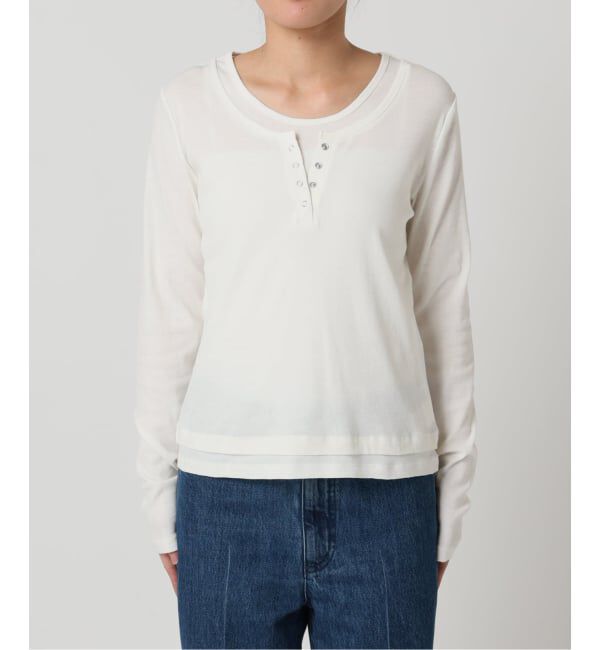 U by SPICK&SPAN「フェイクレイヤードガーゼフライストップス」|Tシャツ・カットソー|