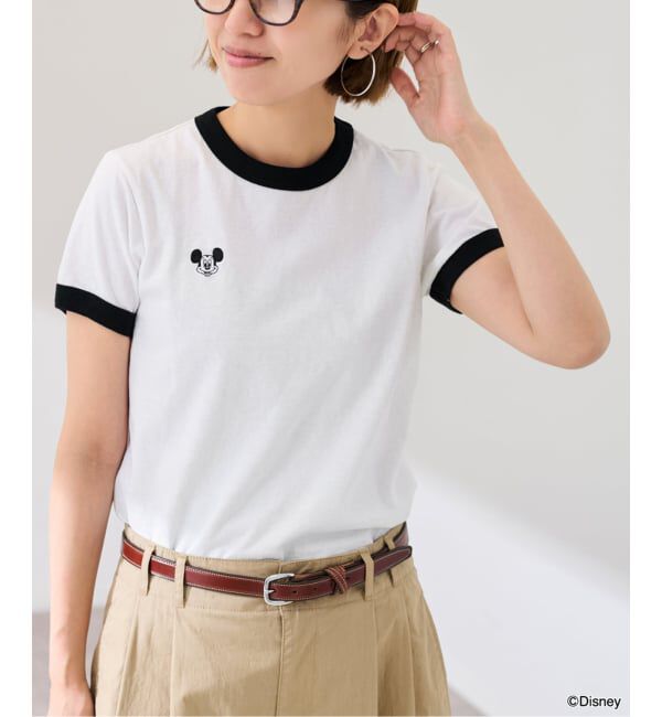 FRAMeWORK「JANE SMITH/ジェーンスミス mickey ringer tee」|Tシャツ・カットソー|