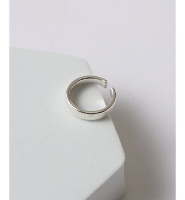 Spick and Span「【SAMH by LILAS】ヒラカクパイプフープイヤーカフ SV（片耳）」|イヤーカフ|