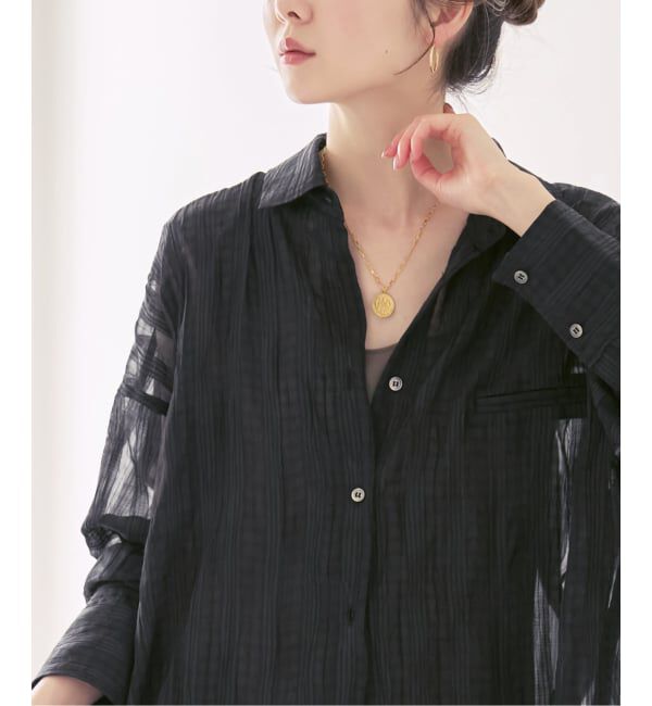NOBLE「《NOBLE別注》PROVOKE/プロヴォーク sheer check big SH」|シャツ・ブラウス|
