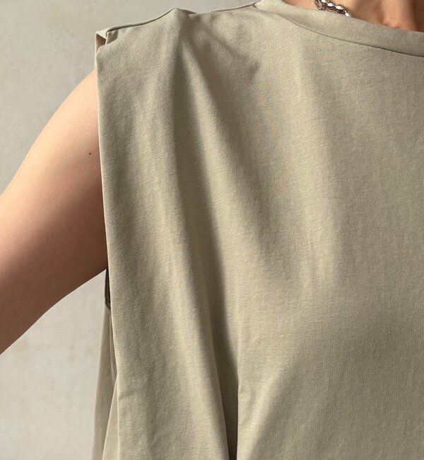  「【WEB限定】ショルダータックワンピース」|ワンピース|