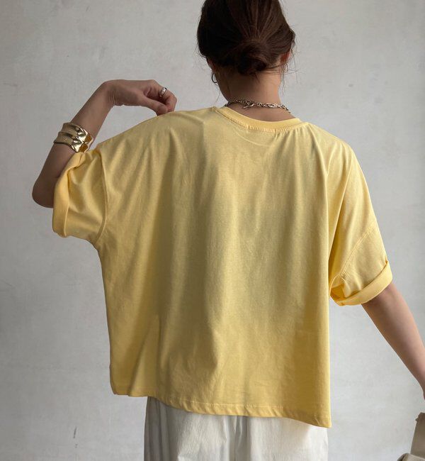  「【WEB限定】ワイドシルエット箔ロゴTEE」|Tシャツ・カットソー|