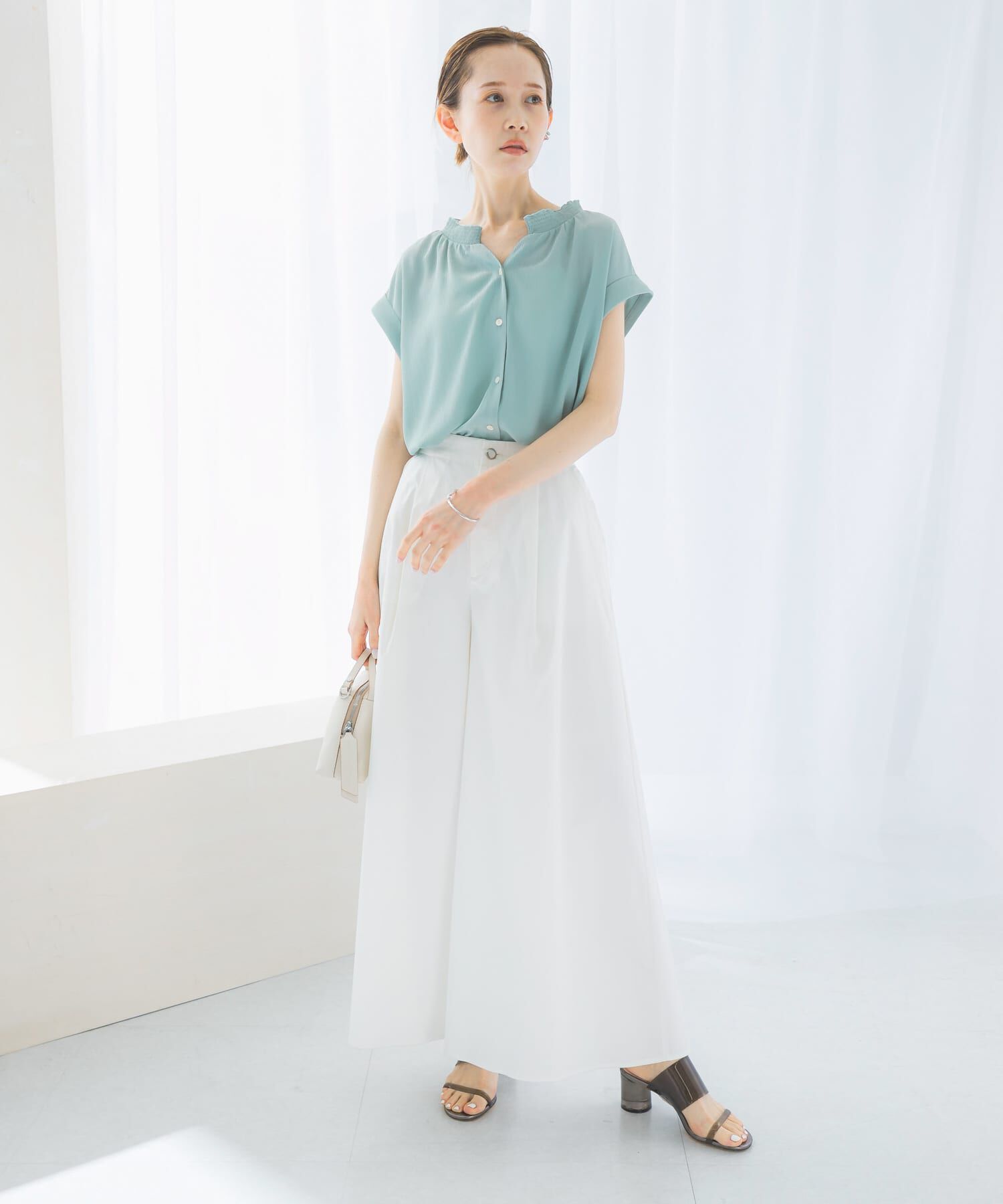 URBAN RESEARCH ROSSO「コットンワイドパンツ」|その他|