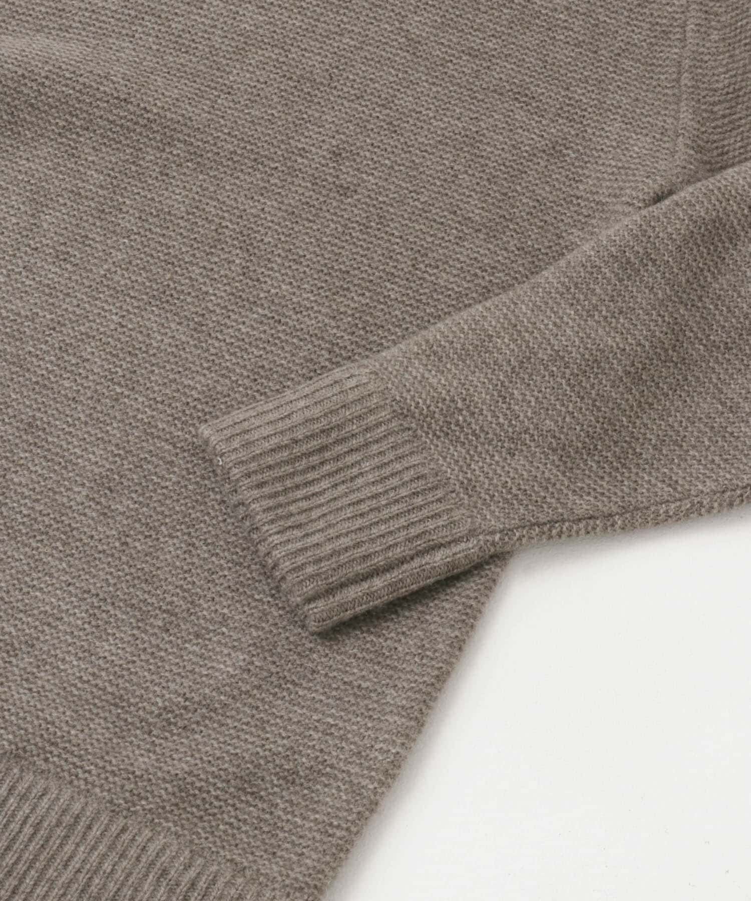URBAN RESEARCH ROSSO「『XLｻｲｽﾞあり』ﾊﾐﾙﾄﾝｳｰﾙｶﾞｰﾀｰ編みﾓｯｸﾈｯｸﾌﾟﾙ  」|ニット・セーター|