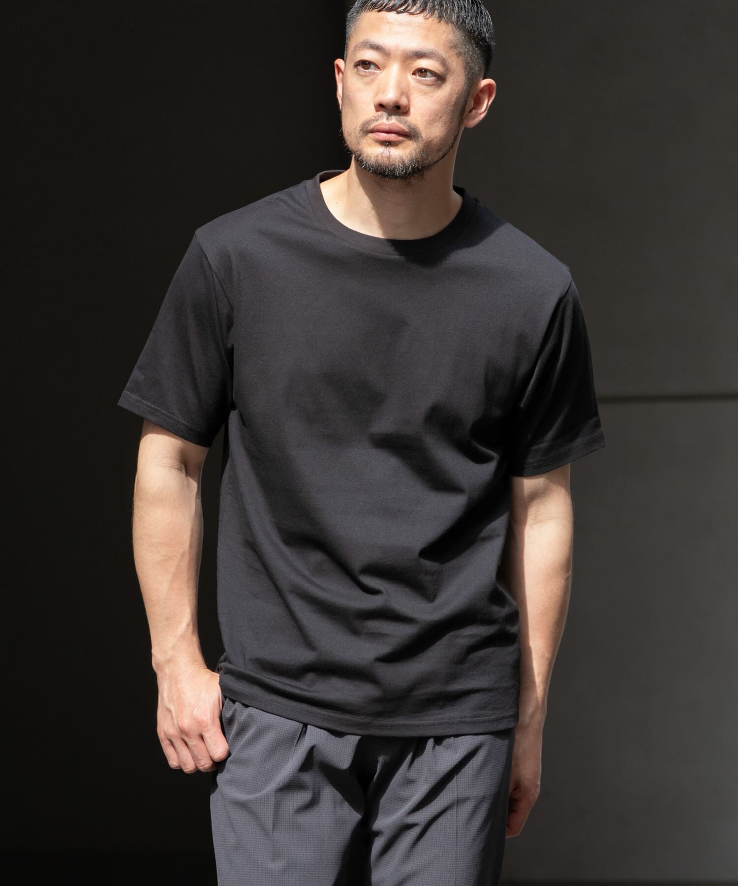 URBAN RESEARCH ROSSO「『XLサイズあり』『UR TECH』汗ジミ防止クルーネックTシャツ」|Tシャツ・カットソー|