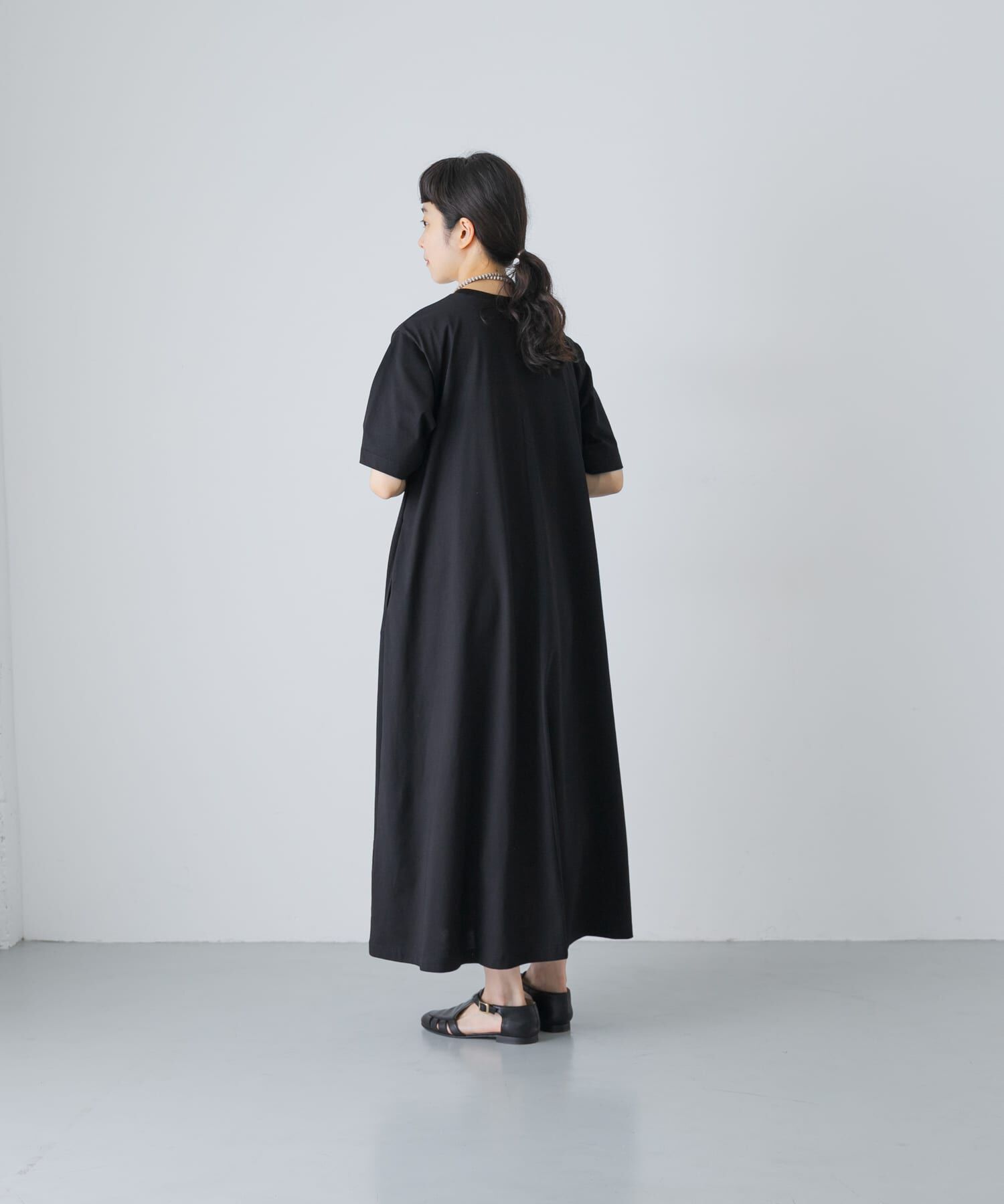 かぐれ「『2サイズ展開』コットンAラインカットワンピース」|ワンピース|