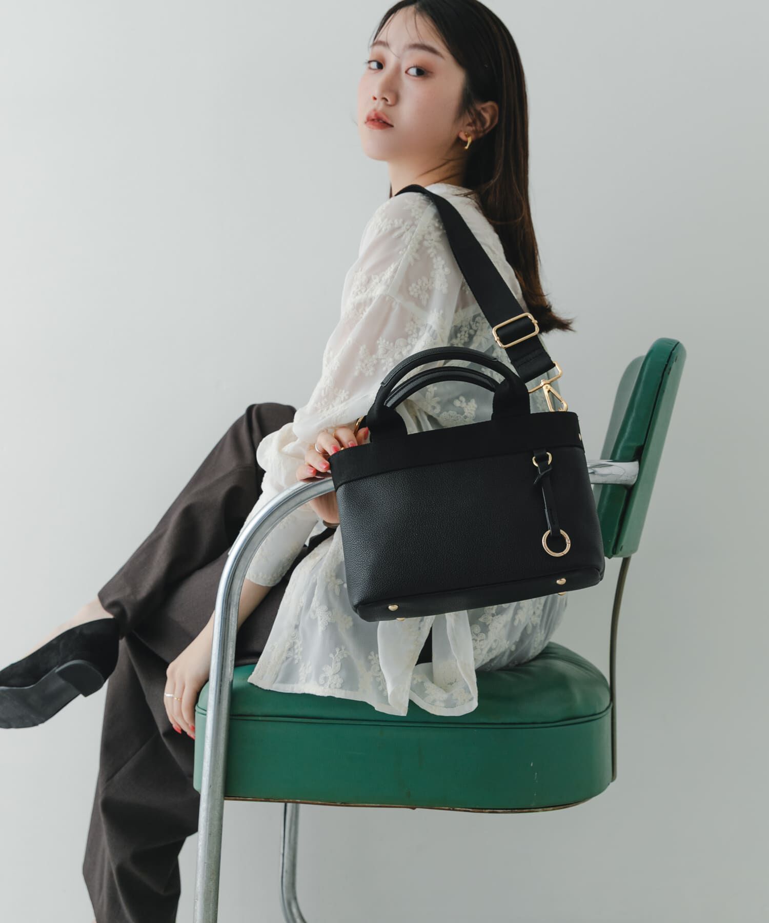 RODE SKO「テープデザインハンドバッグ」|ハンドバッグ|