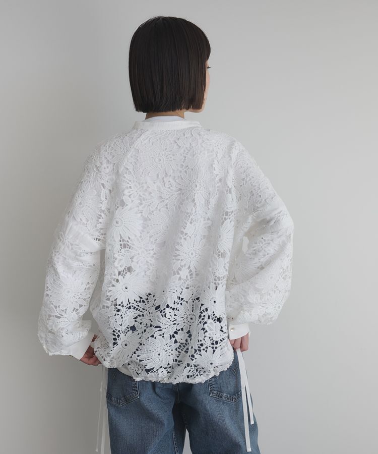 GARAGE OF GOOD CLOTHING「ライン入レースブラウス4」|シャツ・ブラウス|
