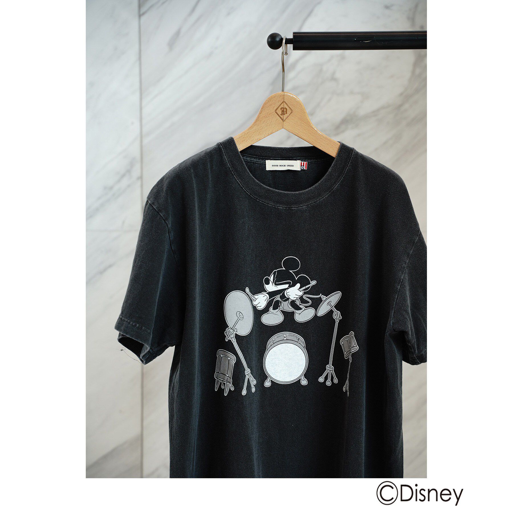 DRESSTERIOR「GOOD ROCK SPEED（グッドロックスピード）ドラム ミッキーマウス Tシャツ」|Tシャツ・カットソー|