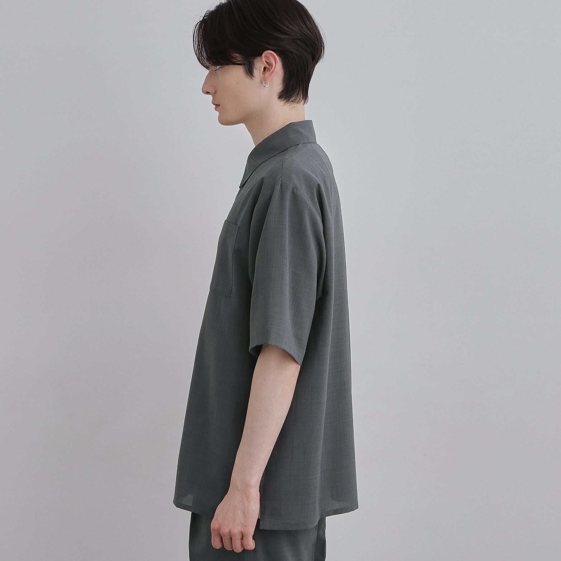 tk.TAKEO KIKUCHI「AIRY DRYレギュラーカラーシャツ/吸水速乾/UVカット/マシーンウォッシャブル/洗濯可/イージ」|シャツ・ブラウス|