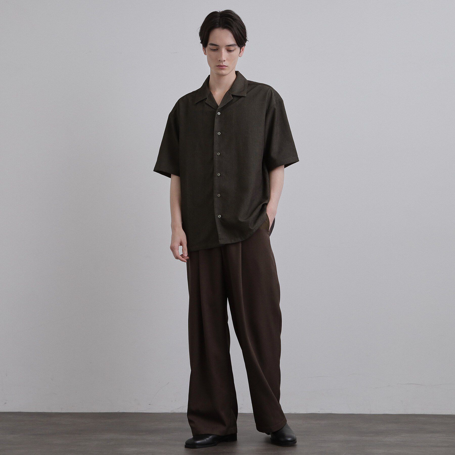 tk.TAKEO KIKUCHI「ドビーピケ開襟シャツ」|シャツ・ブラウス|