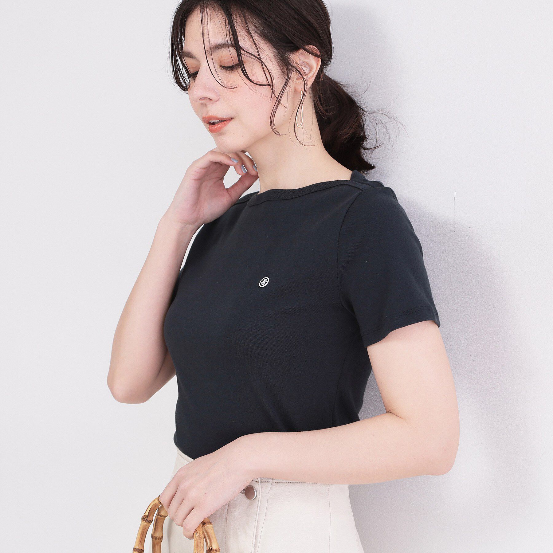 OPAQUE.CLIP「【PETIT BATERU／プチバトー】ボートネック半袖Tシャツ」|Tシャツ・カットソー|