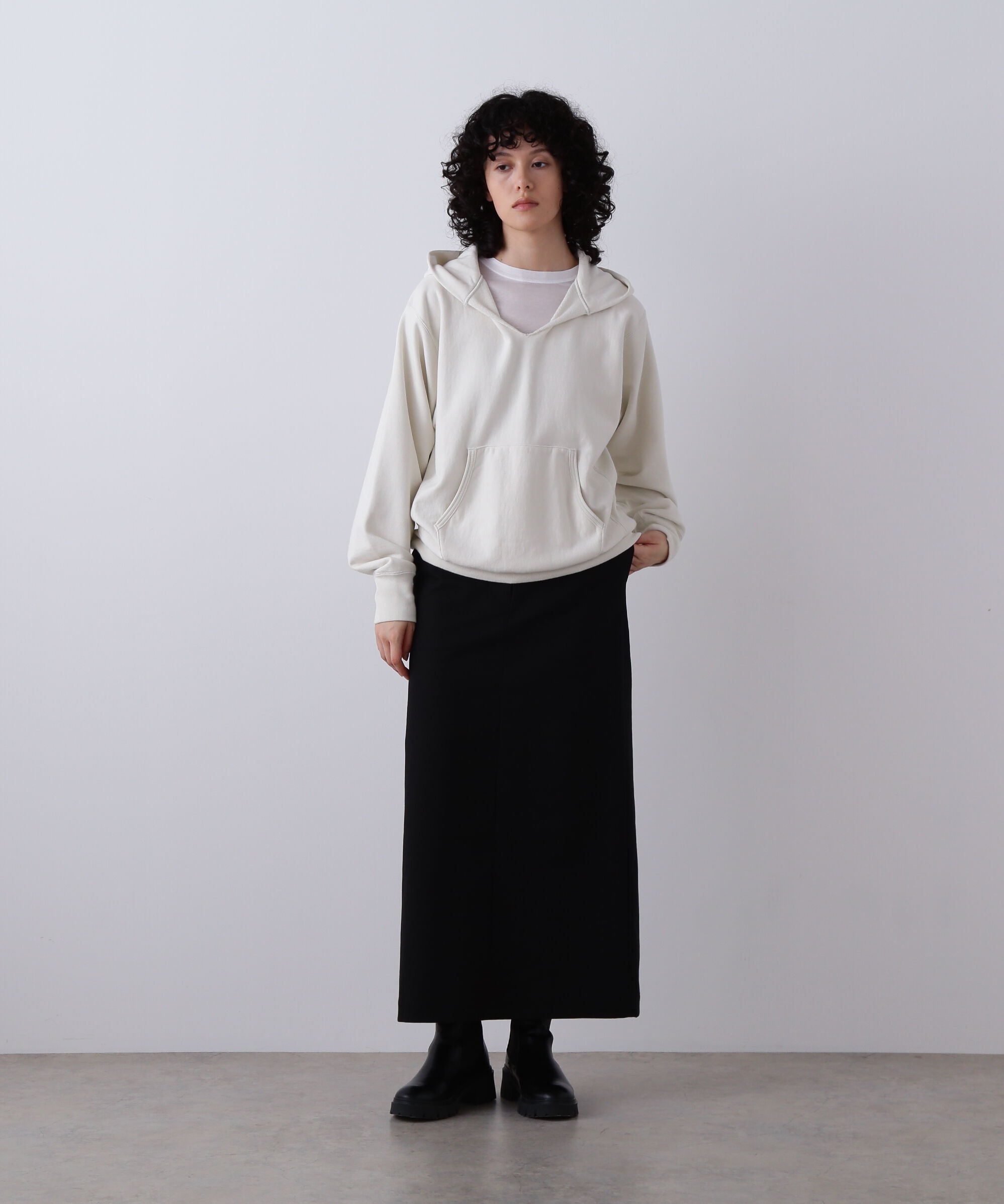 YLEVE 「YLEVE / ORGANIC COTTON SUN FADED SWEAT HOODIE」|Tシャツ・カットソー|