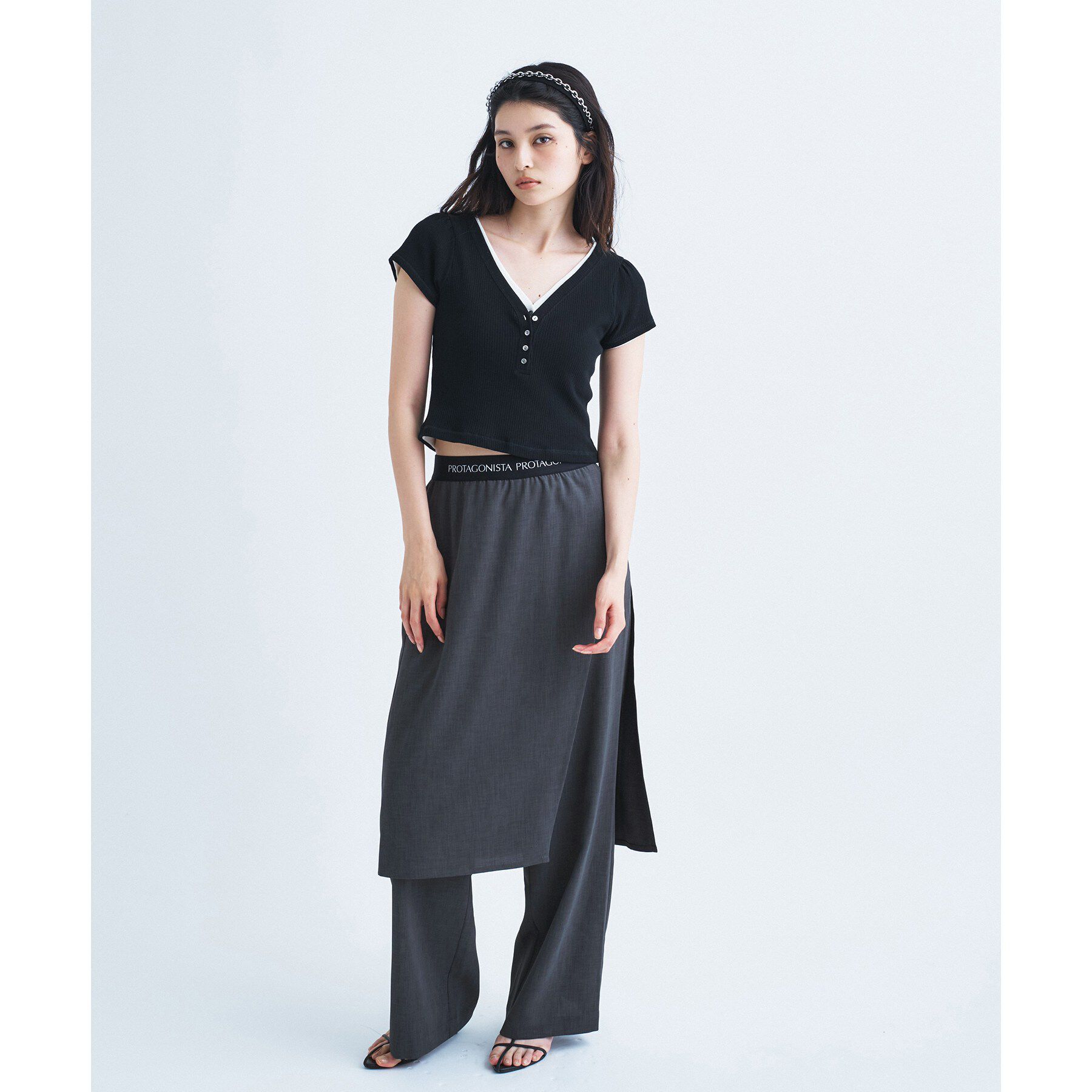 CODE A「PROTAGONISTA｜layered trousers」|その他|