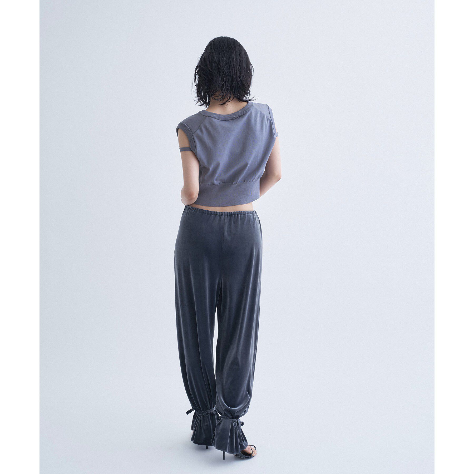 CODE A「design short vest」|ニット・セーター|