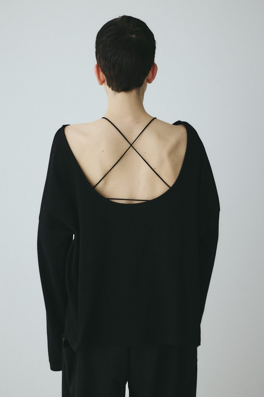 HeRIN.CYE「2Way over size cut tops」|Tシャツ・カットソー|BLK