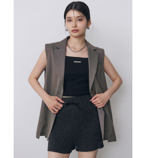 MURUA「バックタックジレ【セットアップ着用可】」|ベスト・ジレ|