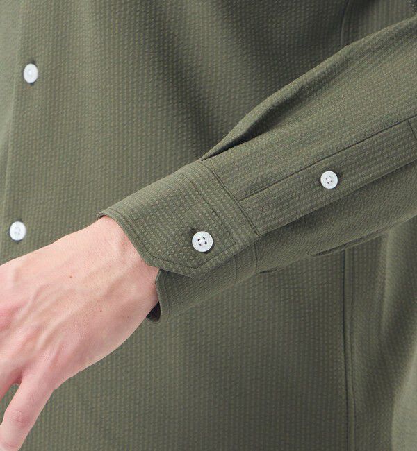 MACKINTOSH PHILOSOPHY「【WEB&一部店舗限定】トロッター スクエアボタンダウン長袖シャツ  サッカーストライプ」|シャツ・ブラウス|