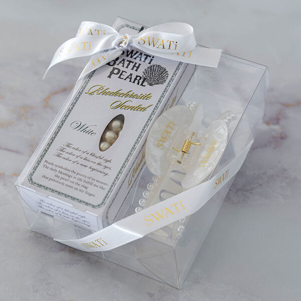 「SWATi BATH PEARL & HAIR ACCESSORY WHITE (10g、1個)」|入浴剤・バスグッズ|