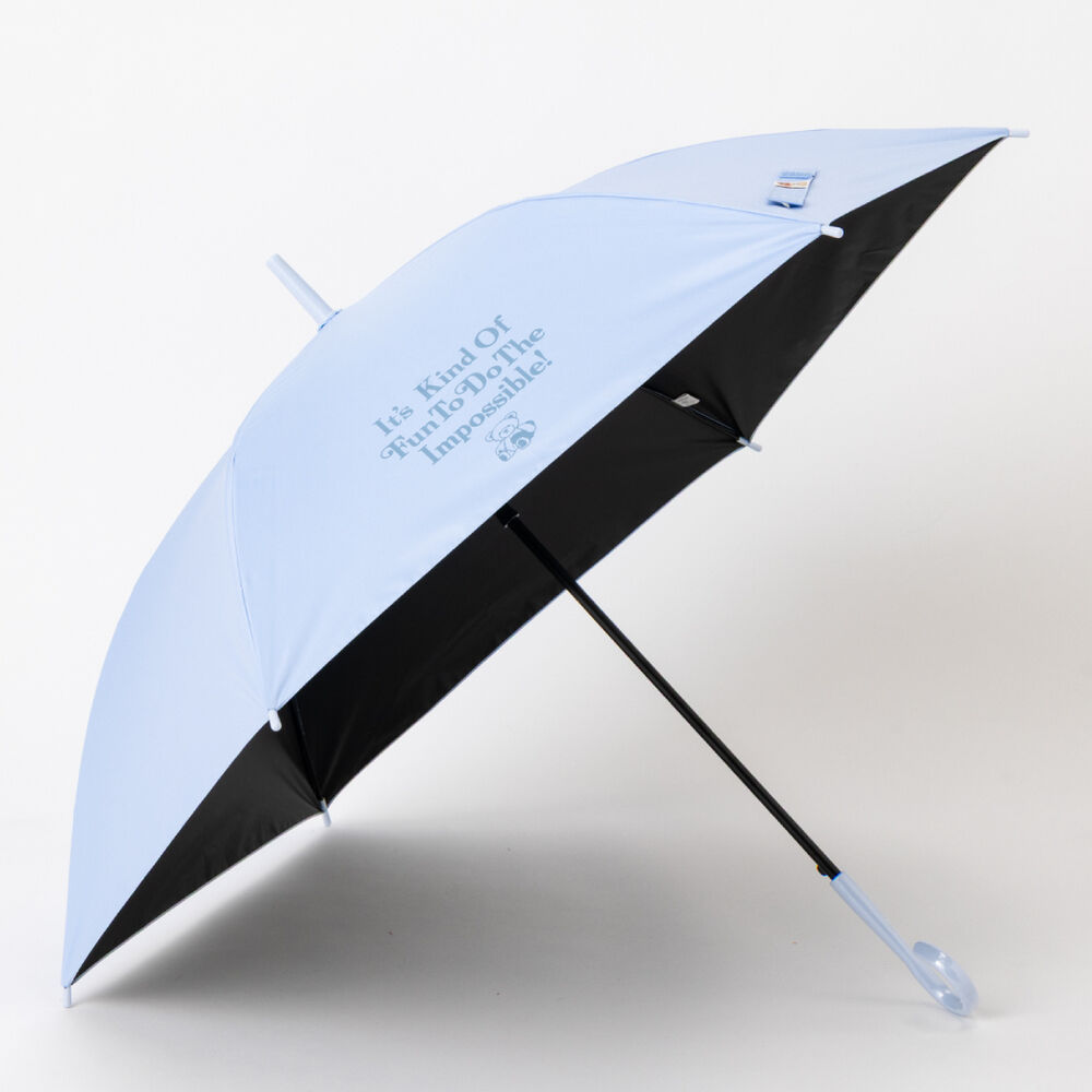 BACKYARD FAMILY「傘 58cm 女の子 小学生 通販 長傘 ジャンプ傘 キッズ ジュニア 晴雨兼用傘 雨傘 日傘」|傘|ブルー1