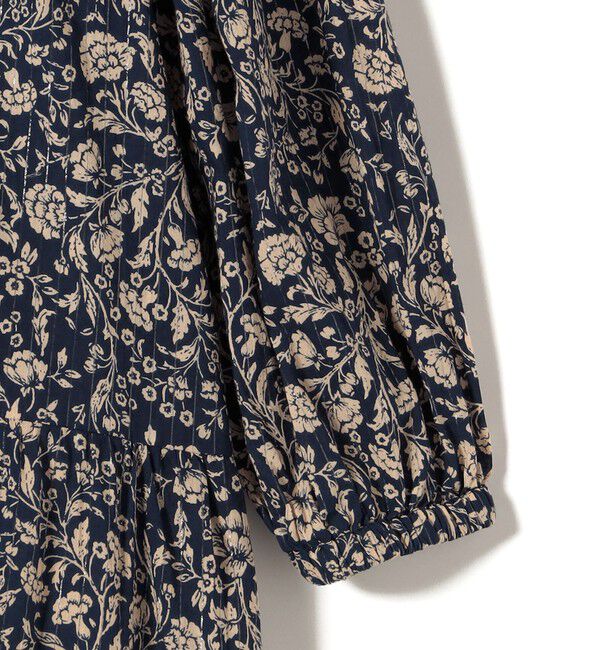 SHIPS for women「Fanaka:〈手洗い可能〉小花 プリント ティアード ワンピース」|ワンピース|