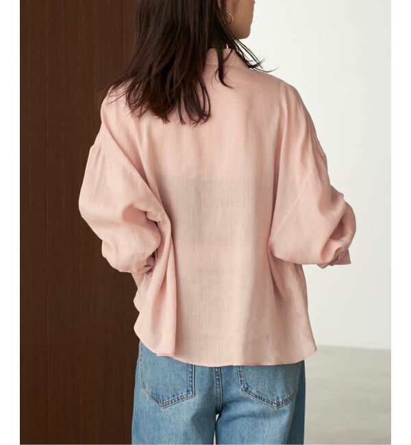 Plage「《追加予約》RAMIE LYOCELL CROPPED シャツ 3」|シャツ・ブラウス|