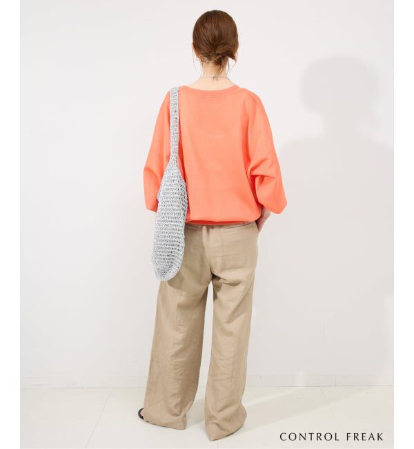 SLOBE IENA「《追加》CONTROL FREAK メタリックペーパークロッシェバッグ 254-121502」|ショルダー・メッセンジャー|