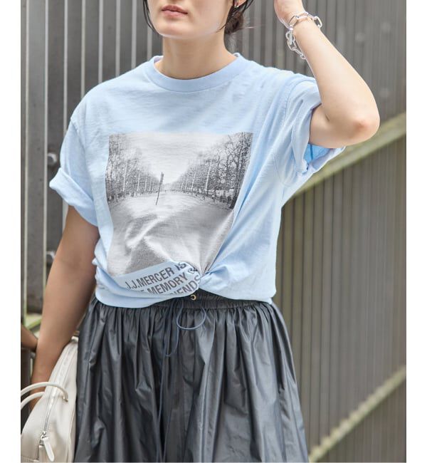 IENA「《予約》J.J.Mercer/ジェイジェイマーサー フレンチフォトTシャツ C」|Tシャツ・カットソー|